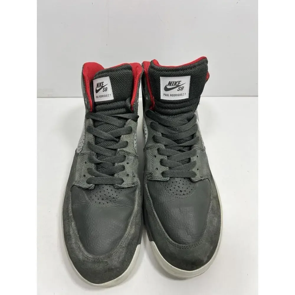 Nike Paul Rodriguez 7 High - Dark Base Gray/White-Base Size 11 616355-010